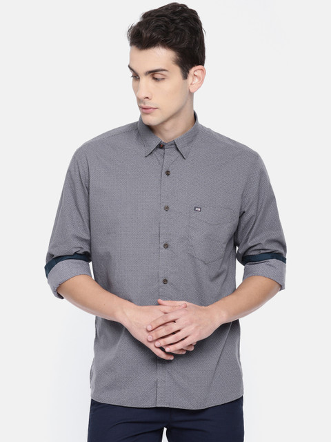 

Arrow Sport Men Grey Regular Fit Printed Casual Shirt