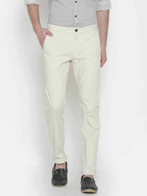 

Arrow Sport Men Beige Chrysler Fit Solid Chinos