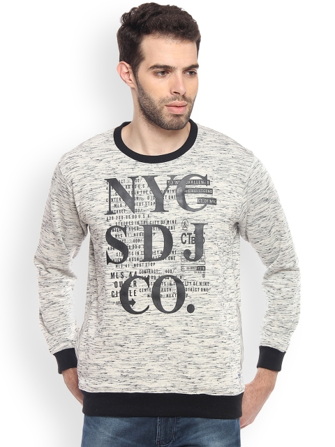 

Duke Men Off-White Printed Sweatshirt