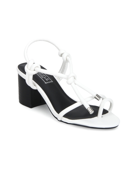 

Truffle Collection Women White Solid Sandals