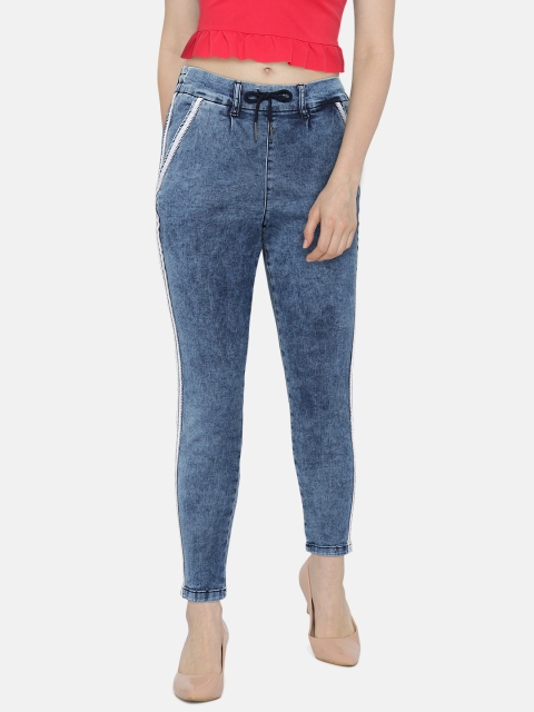 

Only Women Blue Relaxed Fit Mid-Rise Clean Look Jeans