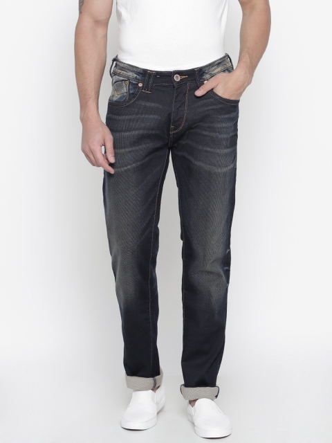 

Flying Machine Men Blue Slim Fit Mid-Rise Clean Look Stretchable Jeans