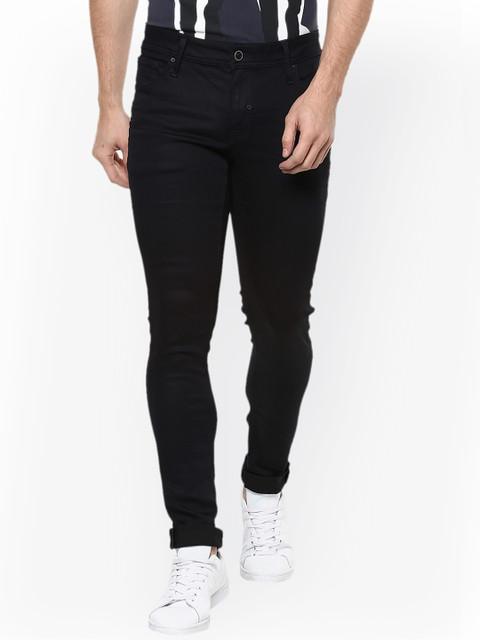 

Antony Morato Men Black Slim Fit Mid-Rise Clean Look Jeans
