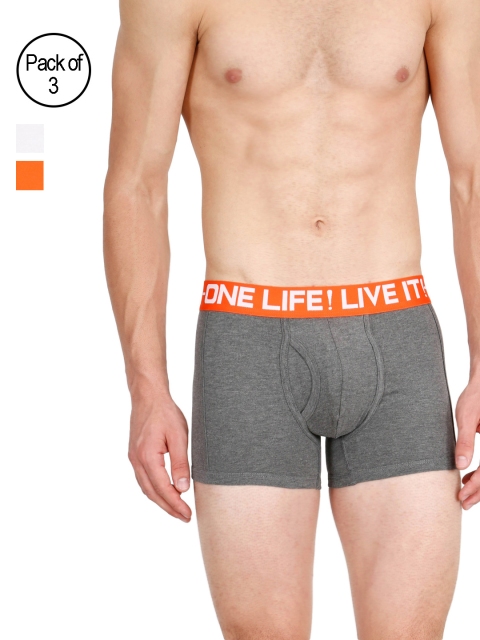 

OLLI Men Pack of 3 Trunks 0500BBPO3001, White