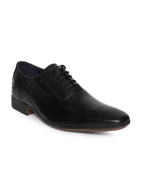 

Arrow Men Black Des Leather Formal Oxfords