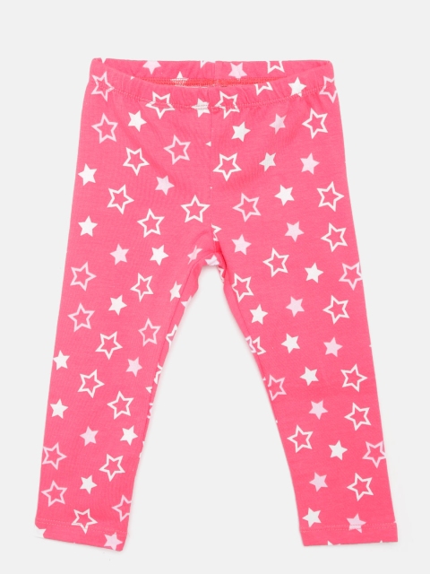 

United Colors of Benetton Girls Pink Star Print Leggings
