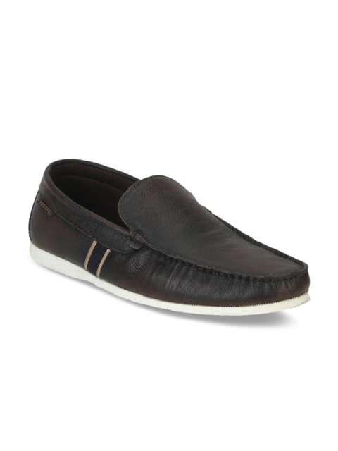 

Red Tape Men Brown Leather Loafers