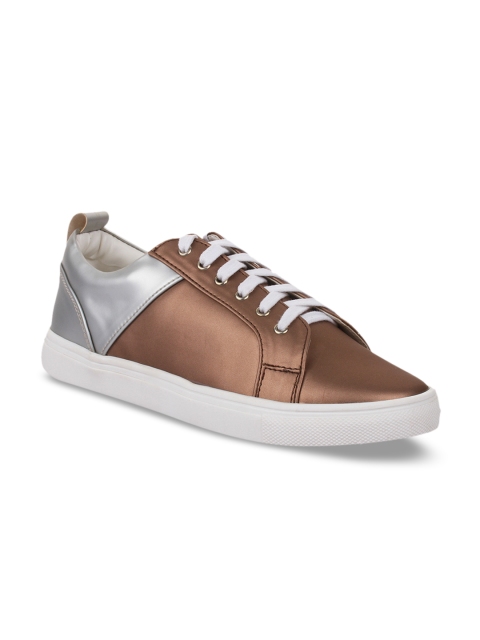 

Bruno Manetti Women Copper-Toned Sneakers