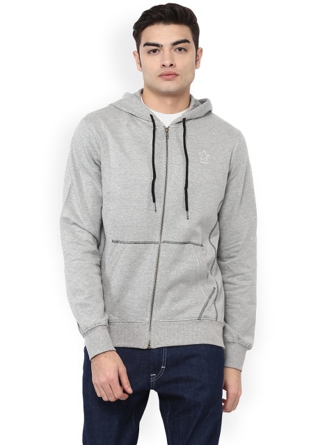 

Celio Men Grey Solid Hooded Sweatshirt