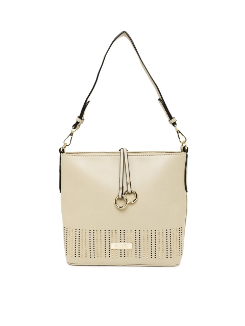 

Roadster Beige Solid Shoulder Embellished Bag