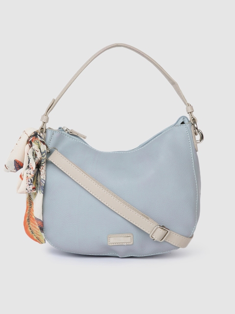 

DressBerry Women Blue Solid Hobo Bag