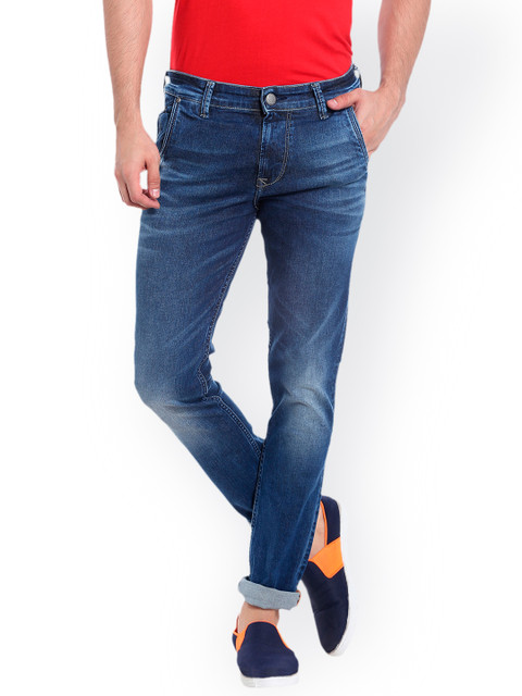 

Killer Men Blue Slim Fit Mid-Rise Clean Look Jeans