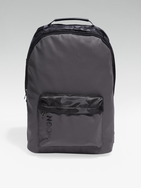 

WROGN Unisex Grey Solid Backpack
