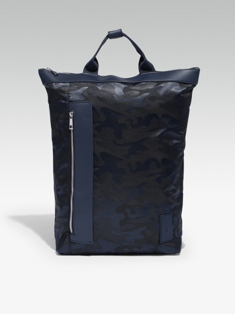 

WROGN Unisex Blue Graphic Backpack