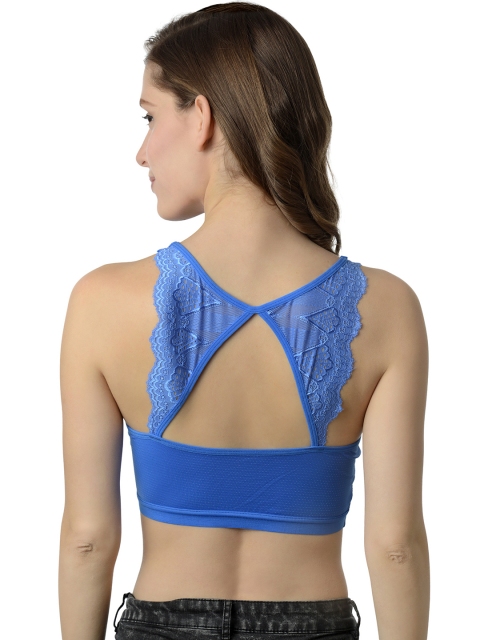 

Da Intimo Blue Lace Non-Wired Lightly Padded Sports Bra