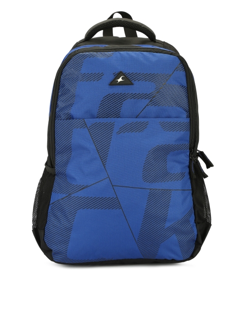 

Fastrack Men Blue & Black Printed Laptop Backpack