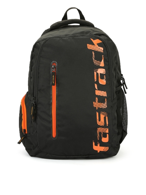 

Fastrack Men Black Brand Logo Laptop Backpack