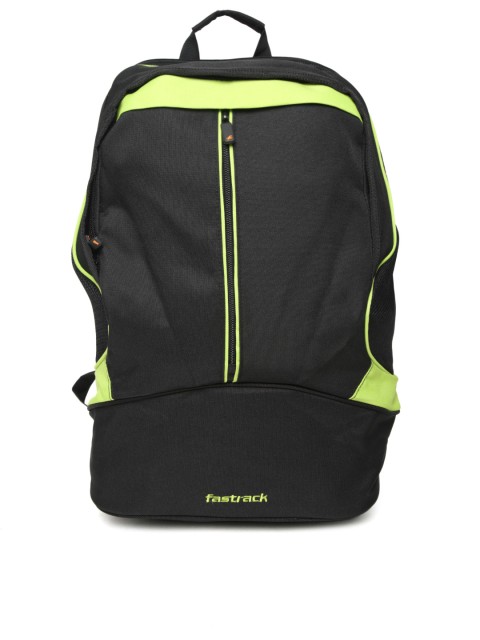 

Fastrack Men Black Solid Backpack
