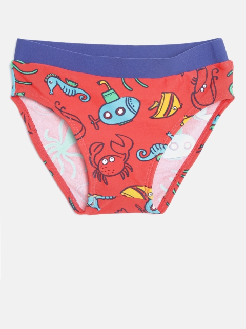 

mothercare Boys Red Printed Swim Shorts H9424