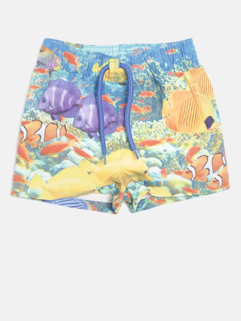

mothercare Boys Multicoloured Printed Swim Shorts HB787, Multi