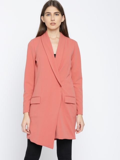 

Vero Moda Coral Pink Single-Breasted Blazer