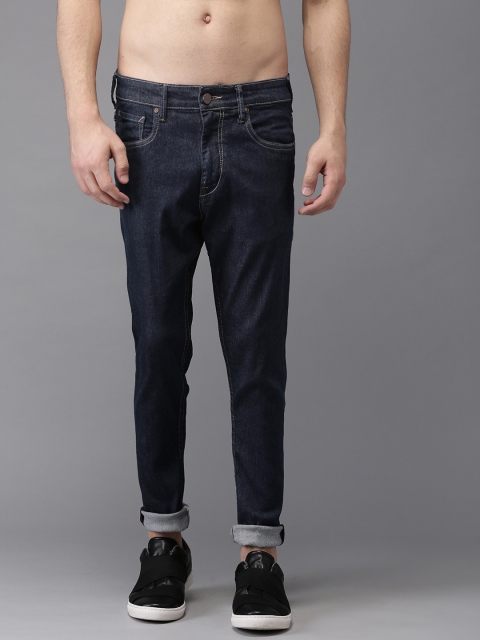 

HERE&NOW Men Blue Slim Fit Mid-Rise Clean Look Stretchable Jeans