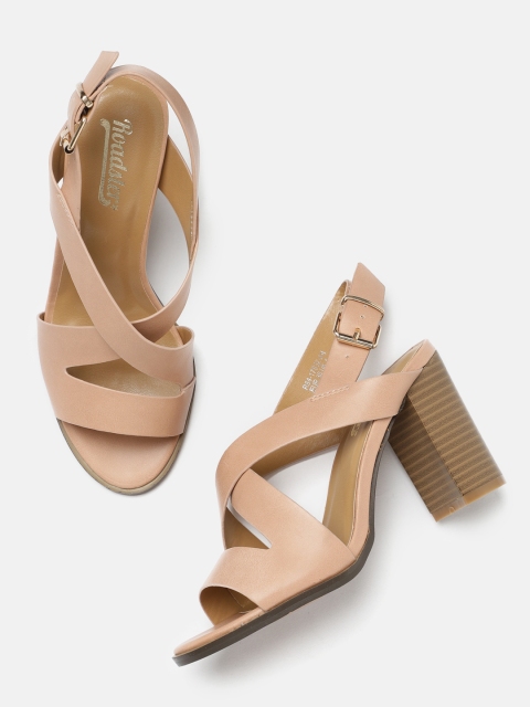 

Roadster Women Pink Solid Sandals