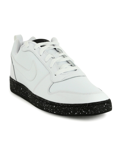 

Nike Men White COURT BOROUGH LOW SE Leather Sneakers