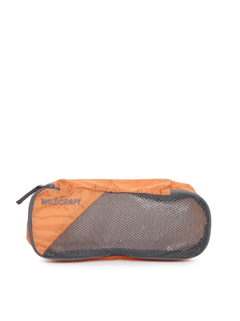 

Wildcraft Unisex Orange & Grey Colourblocked Pac n Go Cube Mini Pouch