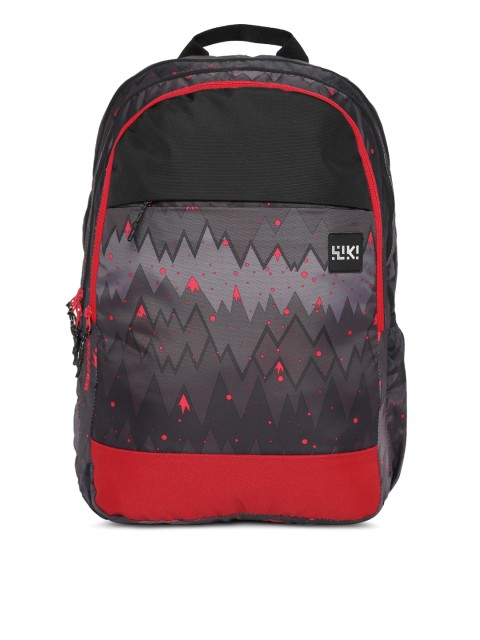 

Wildcraft Wiki 5 Ombre Unisex Black & Red Graphic Backpack