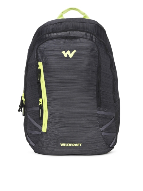 

Wildcraft Unisex Black & Grey Backpack