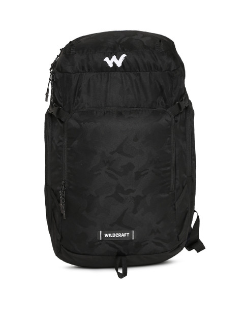 

Wildcraft Rambler Unisex Black Solid Backpack
