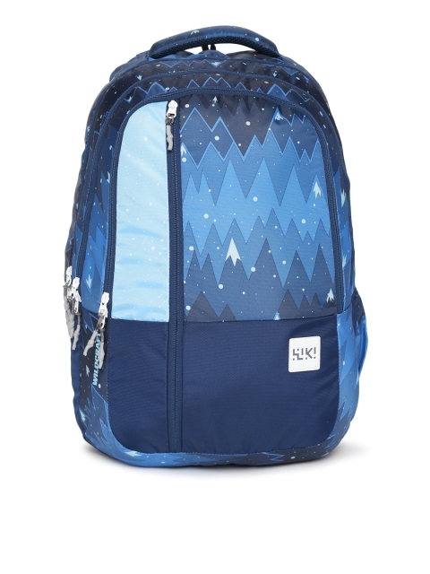 

Wildcraft Wiki 9 Ombre Unisex Blue Graphic Backpack