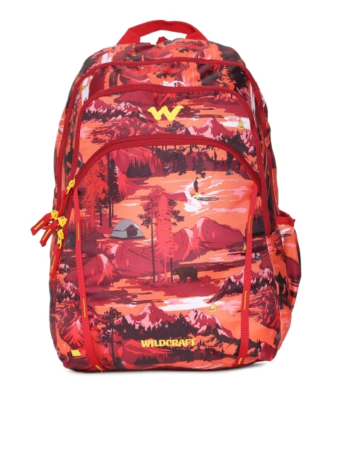 

Wildcraft Unisex Red Graphic Backpack