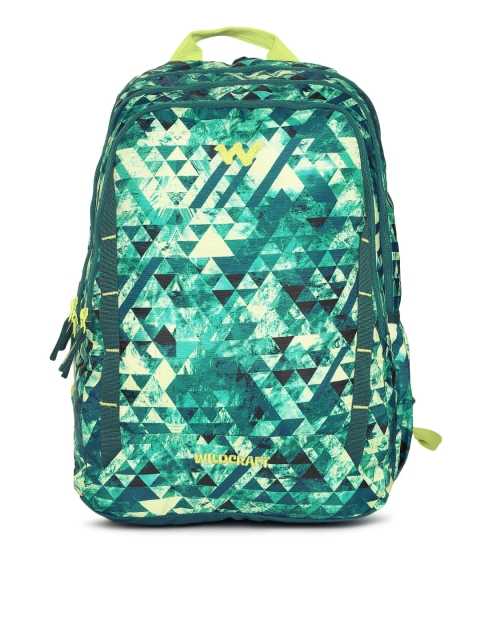 

Wildcraft 7 Geo Camo Unisex Blue & White Graphic Backpack