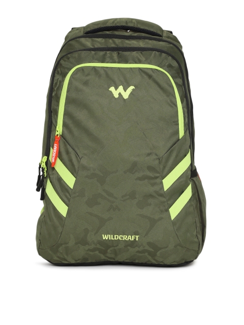 

Wildcraft Dapper Unisex Brown & Green Solid Backpack