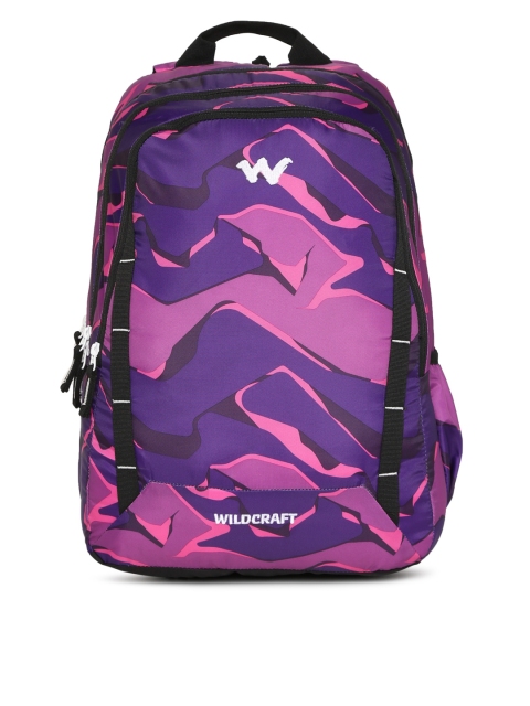 

Wildcraft 7 Pablo Unisex Purple Graphic Backpack