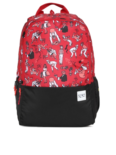 

Wildcraft Wiki J3 Anthro Unisex Red & Black Graphic Backpack