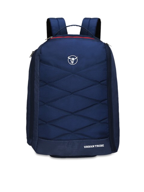 

URBAN TRIBE Unisex Navy Blue Solid Backpack