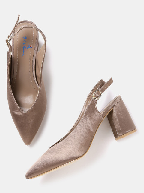 

Mast & Harbour Women Brown Solid Heels