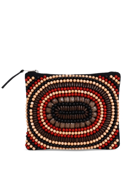 

Diwaah Women Multicoloured Self Design Zip Around Wallet, Multi