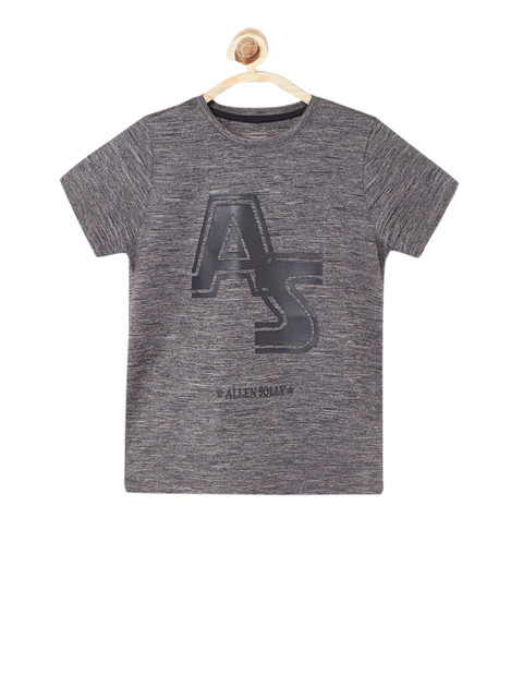 

Allen Solly Junior Boys Grey Printed Round Neck T-shirt