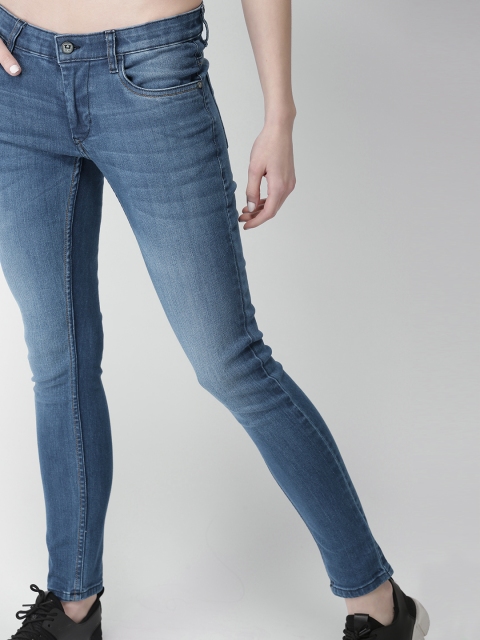

Harvard Women Blue Narrow Skinny Fit Mid-Rise Clean Look Stretchable Jeans
