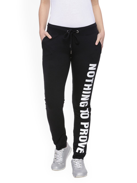 

Slumber Jill Black Printed Joggers