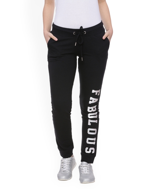 

Slumber Jill Black Printed Joggers