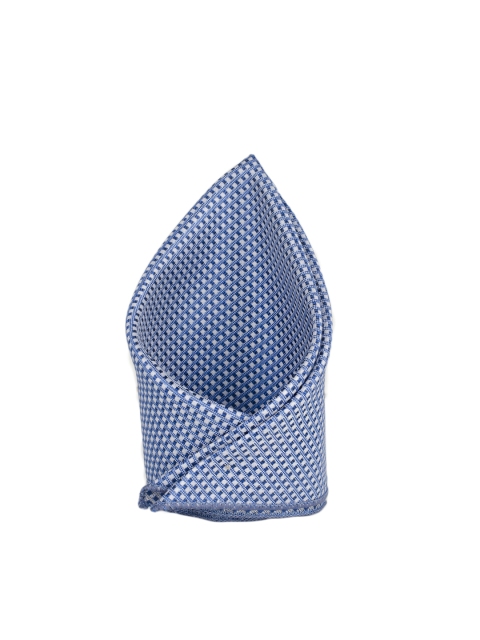 

Tossido Blue Woven Pocket Square