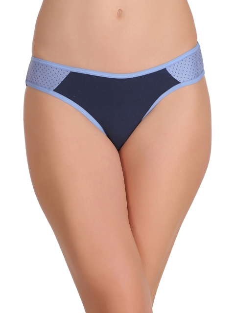 

Clovia Women Blue Colourblocked Bikini Briefs PN2092P08XXL