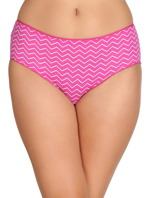 

Clovia Women Pink Printed Hipster Briefs PN2286P14XL