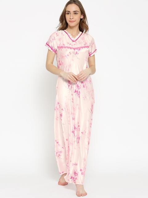 

Sweet Dreams Pink Printed Maxi Nightdress