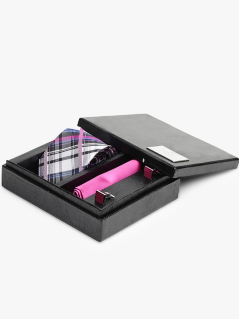 

Alvaro Castagnino Men Grey & Pink Accessory Gift Set